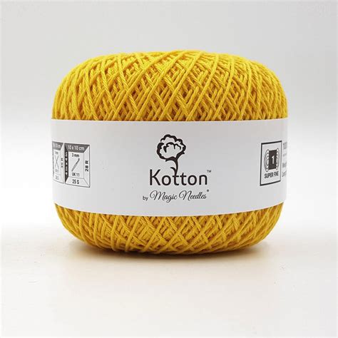 Cotton Yarn by Kotton 4 ply - White 01