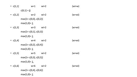 Bottom-Up Dynamic Programming Knapsack 的图像结果
