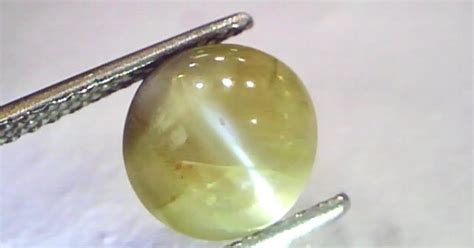 3.40 Ct Certified Untreated Natural Chrysoberyl Cats Eye,Lehsunia