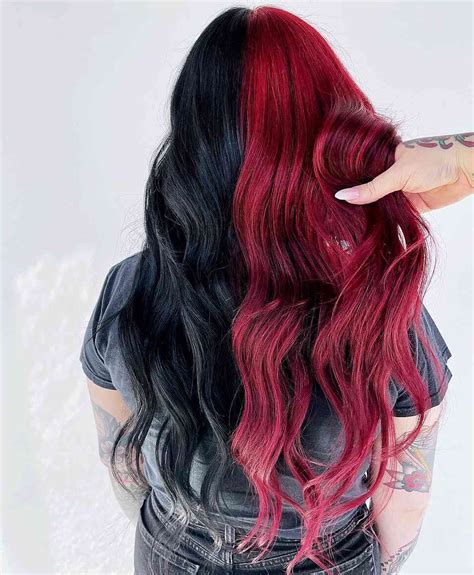 Black Red Hair