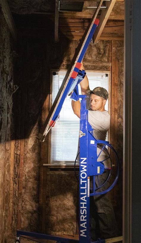 Image result for Using a Drywall Lift for Ceiling