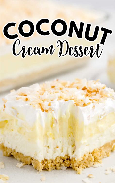 Coconut Cream Dessert - The Best Blog Recipes