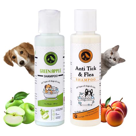 Buy Tails Tender Anti-Tick & Flea Control Shampoo, Green Apple Shampoo ...