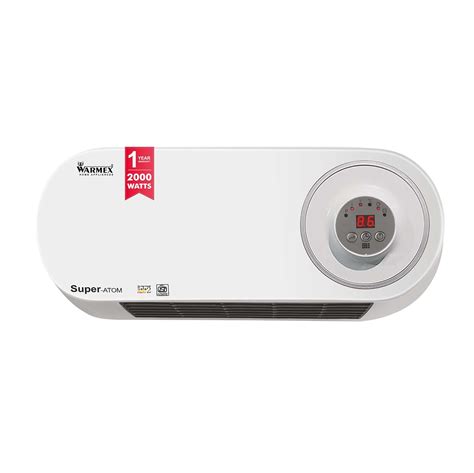 WARMEX HOME APPLIANCES Wall Mount PTC Room Heater For Home 1000/2000 ...