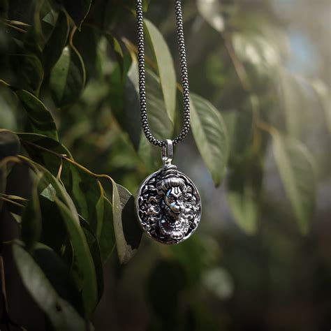 Men's Silver Chain with Hanuman Pendant – ZestPort
