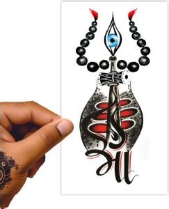 voorkoms Maa With Trishul And Eye Tattoo Temporary - Price in India ...