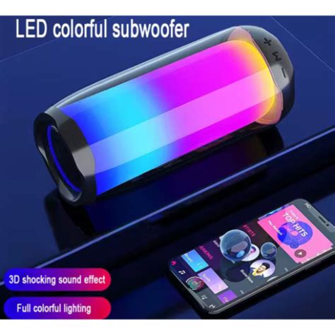 360 Color Led Bluetooth speaker with RGB Light – Wellway