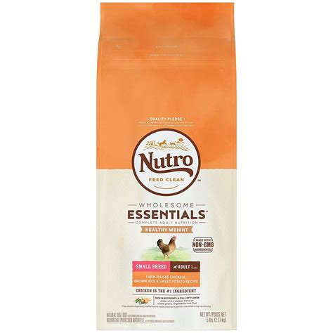 NUTRO WHOLESOME ESSENTIALS Adult Healthy Weight Dry Dog Food, All Breed ...