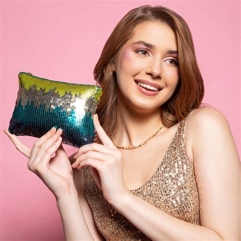 Buy Ombre Sequin Pouch at Best Price - Accessorize India