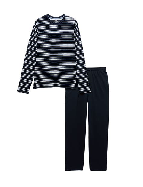 Buy Pure Cotton Striped Pyjama Set at Marks & Spencer