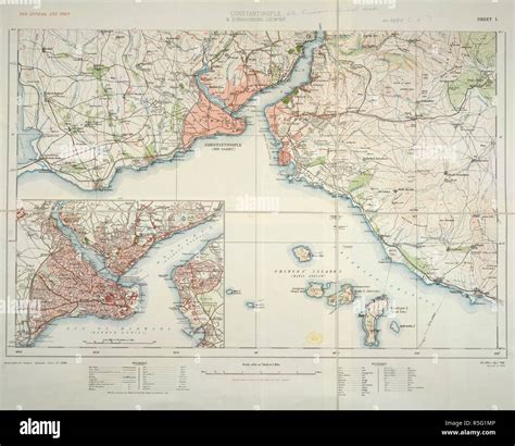 Map Of Constantinople And Countries Around It