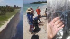 Frequent oil spills darken the ocean and beaches of northwestern ...