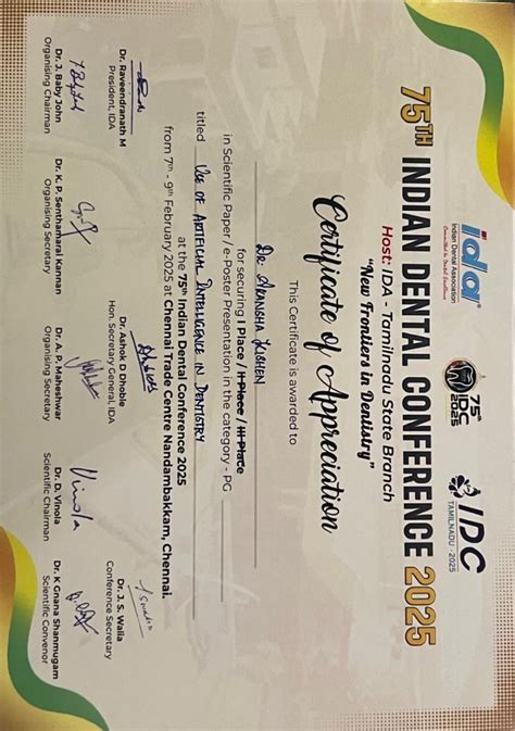 Dr. Akansha, 1st-year Prostho PG at SVDC - SVGI TRIUMPH