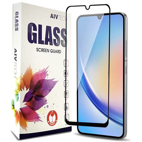 AIV TECH Tempered Glass Edge To Edge Tempered Glass For Samsung Galaxy ...