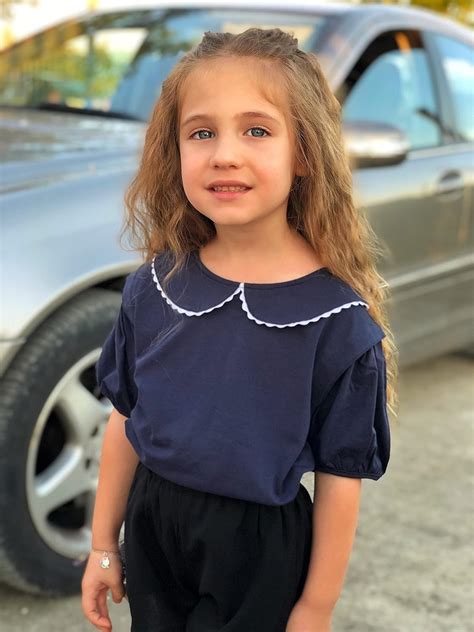 Buy Danna Belle Peter Pan Collar Shirt Girls Short Sleeve Blouse Solid ...