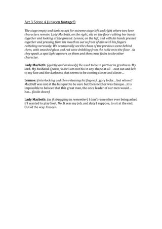 Image result for Macbeth Script