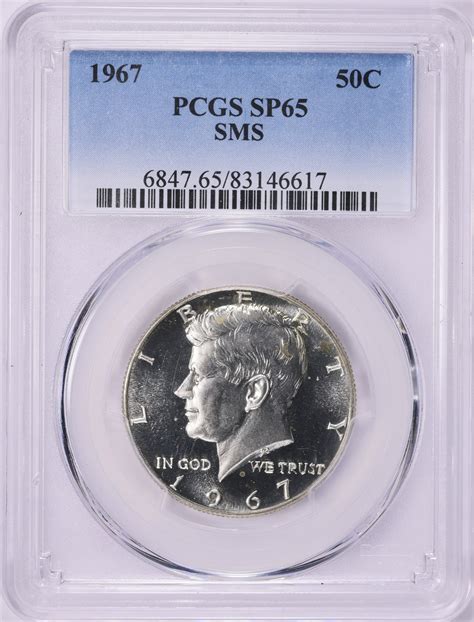 1967 Kennedy Half Dollar SMS PCGS SP-65 (Item 1830769 ...