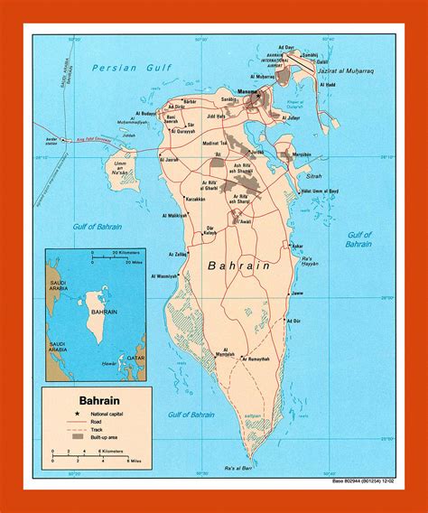 Political map of Bahrain - 2002 | Maps of Bahrain | Maps of Asia | GIF map | Maps of the World ... - political map of bahrain
