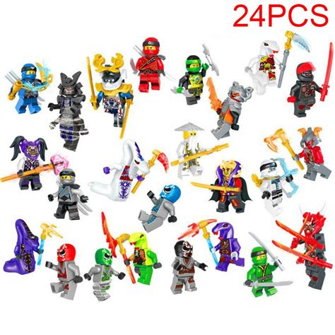 24 Pc Ninjago Mini Figures Kai Jay NYA Sensei Wu India | Ubuy