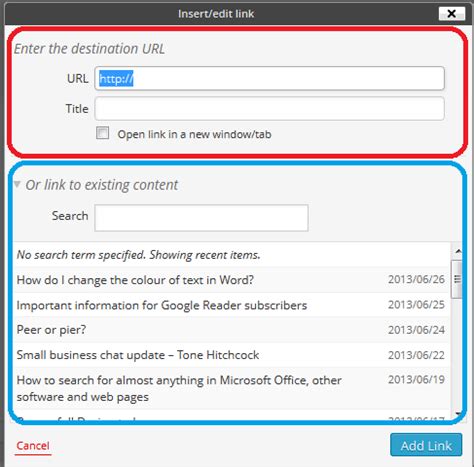 Add Link to Blog 的图像结果