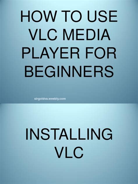 VLC Media Player Tutorial 的图像结果