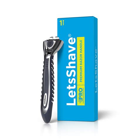 LetsShave Pro Razor Handle – Premium Ergonomic Shaving Handle