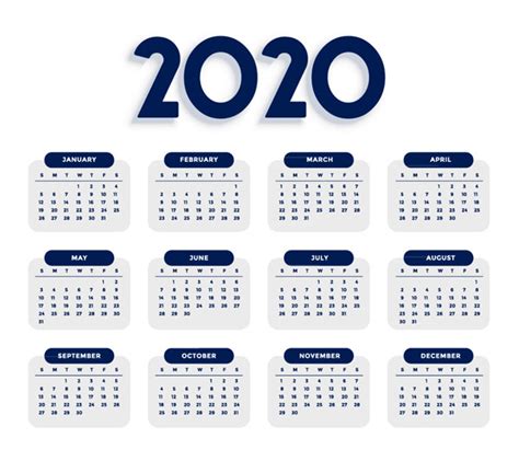 2020年日历全年表_2020年日历全年表一张高清_微信公众号文章