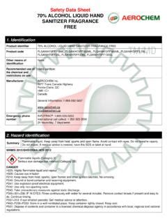 Safety Data Sheet 70% ALCOHOL LIQUID HAND SANITIZER ... / safety-data ...