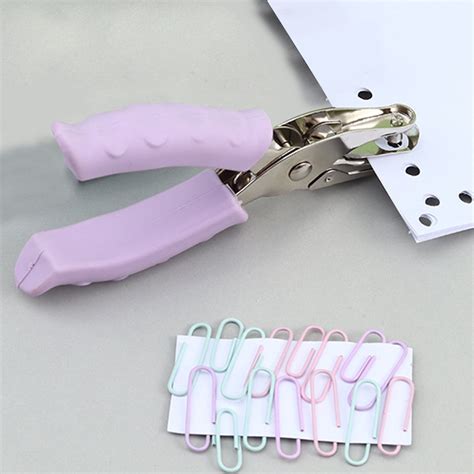 Summercome Single Hole Punch, One Hole Puncher with Soft Grip Handle, 1 ...