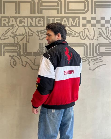Ferrari F1 Jacket India | Printed Racing Streetwear | LZRUS