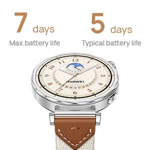 Huawei Watch GT 5 41mm Smartwatch, Up to 7 Days Battery Life, iOS ...