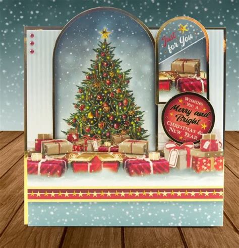 Hunky Dory Christmas Card Making Kits Tutorial 的图像结果