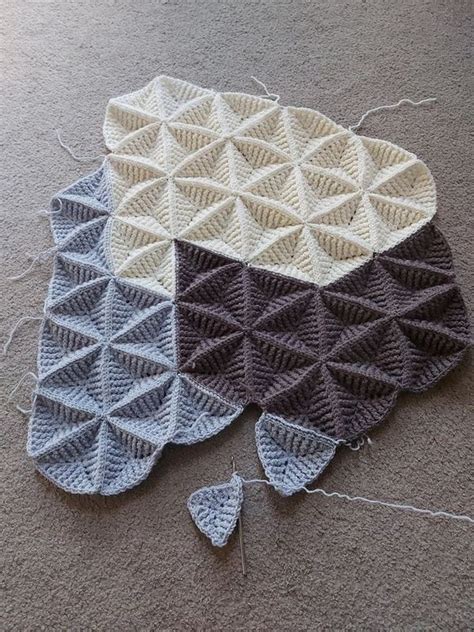 Image result for Crochet Triangle Blanket Pattern