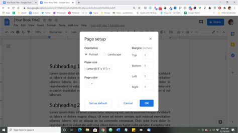 Image result for How to Format a Book Using Google Docs