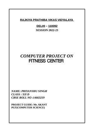 English Project - Class XII (2023-24) - ENGLISH PROJECT – Class XII The ...