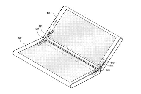 Samsung brevetta un dispositivo con due display attaccati tramite magneti