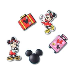 Crocs polyvinyl chloride Jibbitz Mickey Vacation 5Pck,Multicolor ...