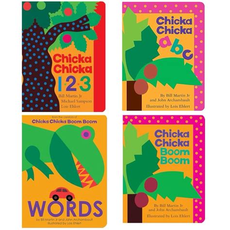 [SG] Chicka Chicka Boom Boom words 123 abc children baby board books ...