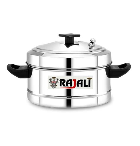 Rajali Stainless Steel Idli Cooker - (4 Plates, Mini Size idlis, 72 ...
