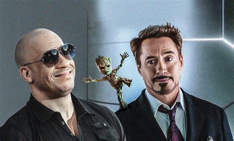 Vin Diesel Posted A Message For Robert Downey Jr. & It Was Groot-ly ...