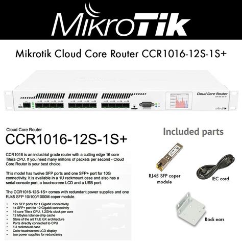 Amazon.in: Buy MikroTik Cloud Core Router 1016-12S-1S+ Online at Low ...