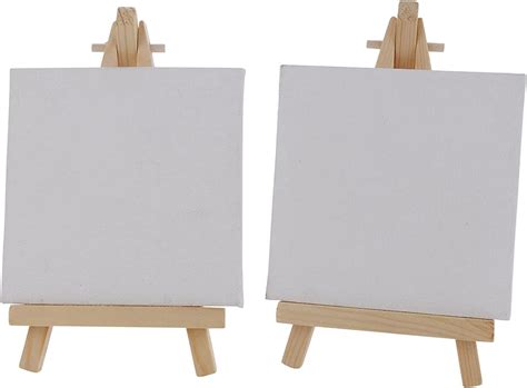 Buzz Cool Mini Wooden Display Easel Tripod Stand 6 inch,5pcs with ...