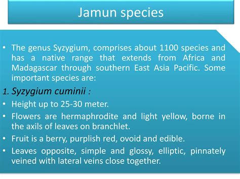 biotechnology interventions in jamun breeding programmes and future thrusts. | PPTX