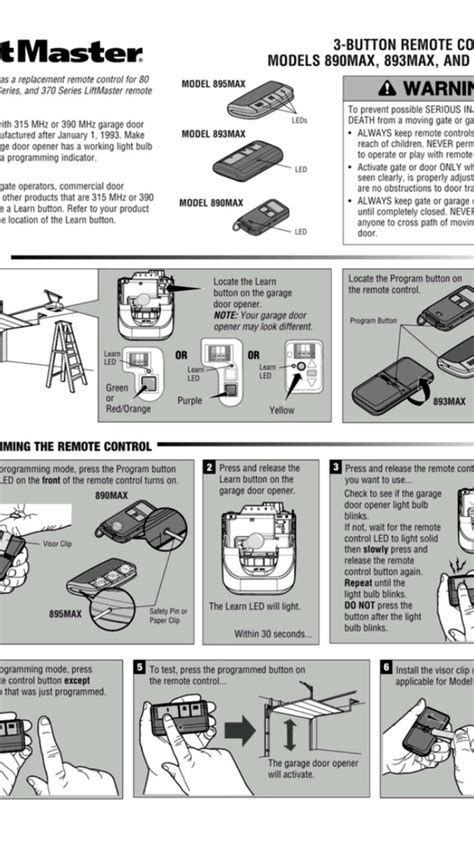 Image result for How to Program a Liftmaster Keypad