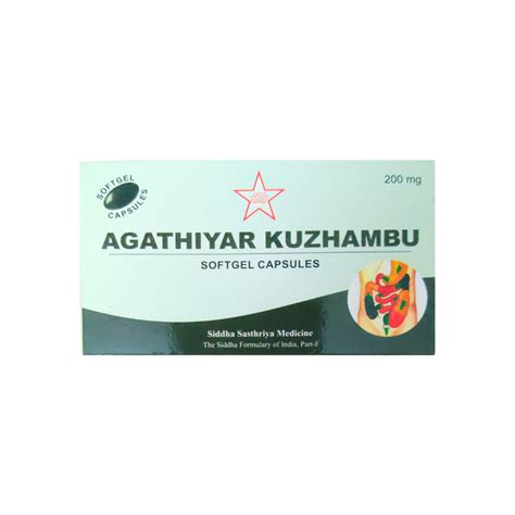 Buy Agathiyar Kuzhambu Capsules - 2 Capsules Online - Ayush Care