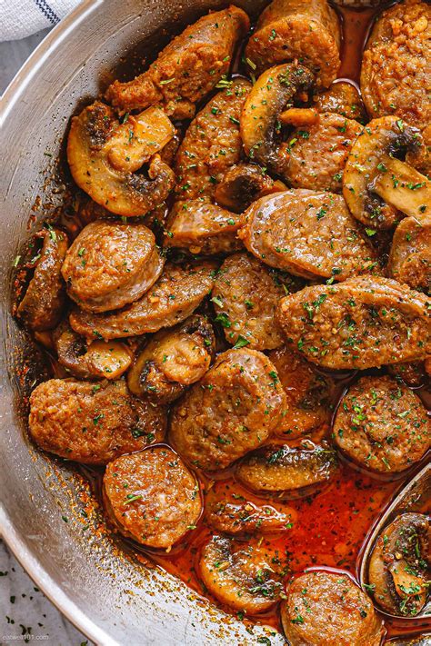 Cajun Sausage and Mushrooms Recipe – Cajun Sausage Recipe — Eatwell101