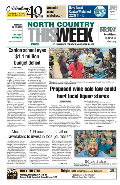 Potsdam-Canton Feb 23, 2024 - North Country Now