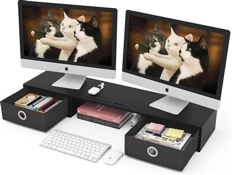 WESTREE Dual Monitor Stand Riser with Extra Large India | Ubuy