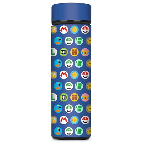 Buy Super Mario, Mario/Luigi Icons, Vacuum Insulated Stainless Steel ...