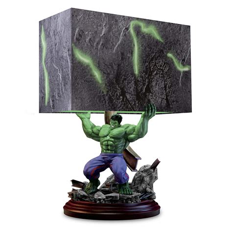 The Bradford Exchange Marvel Hulk Smash Collectible Sculpture Table ...